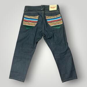Junya Watanabe MAN x Levis Serape Blanket Pocket Made in Japan Denim Jeans W35